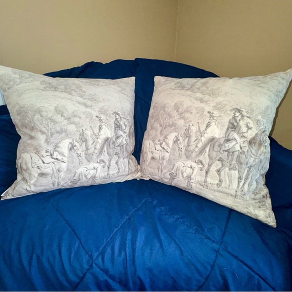 Macodesign American Southwest Lodge Luxe Throw Pillows Duck Feather Set of 2